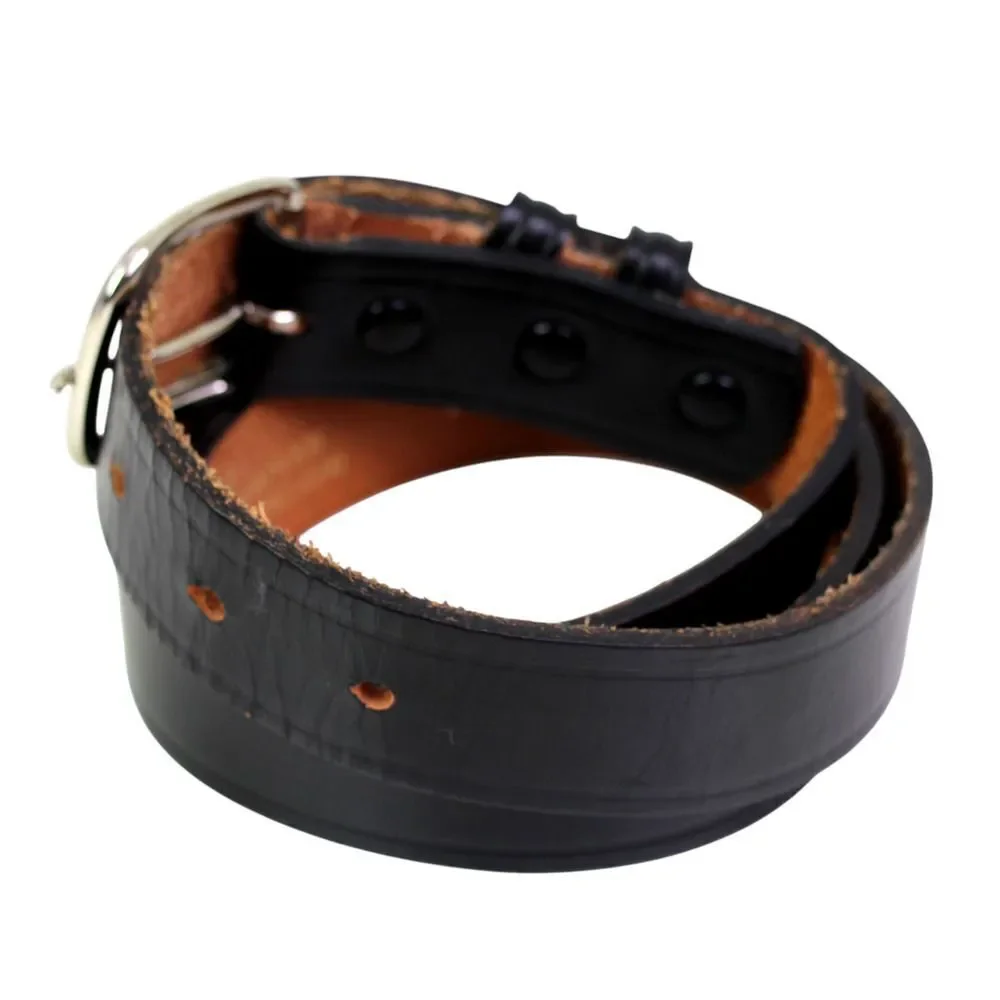 Postal USA #PE 2-2141 BLACK SADDLE LEATHER 1.25